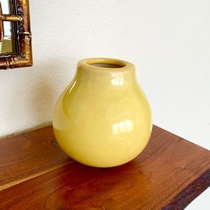 Rosey Crush Collection Vase in Yellow